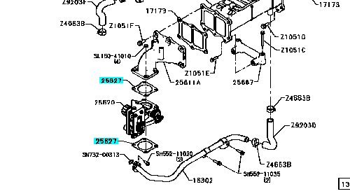 Exhaust Gas Recirculation (EGR) Gasket Set