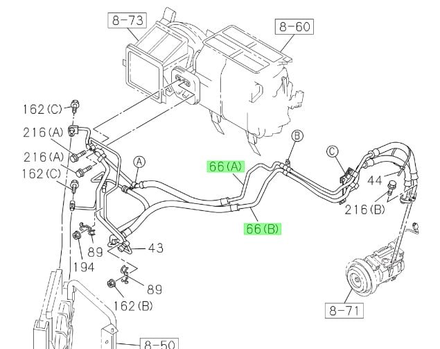 A/C Line Assembly Hose