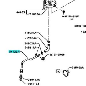 S472C-E1071 - Power Steering Hose