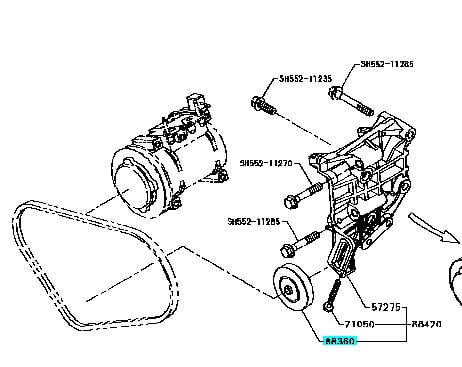 A/C Idler Pulley